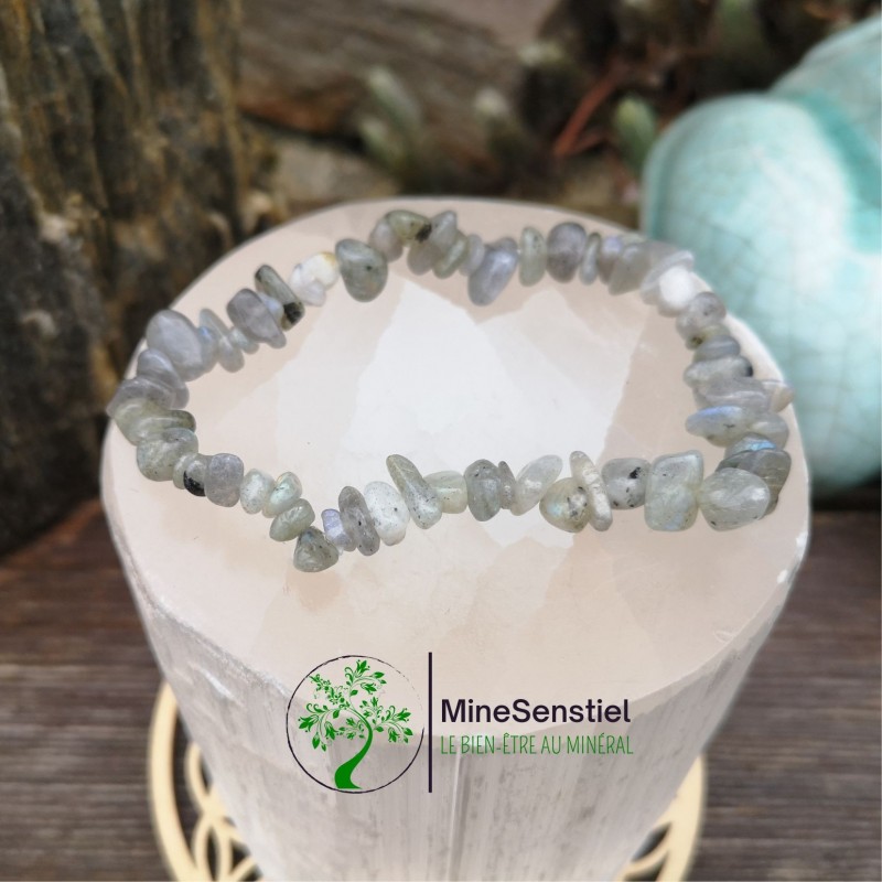 Bracelet labradorite chips