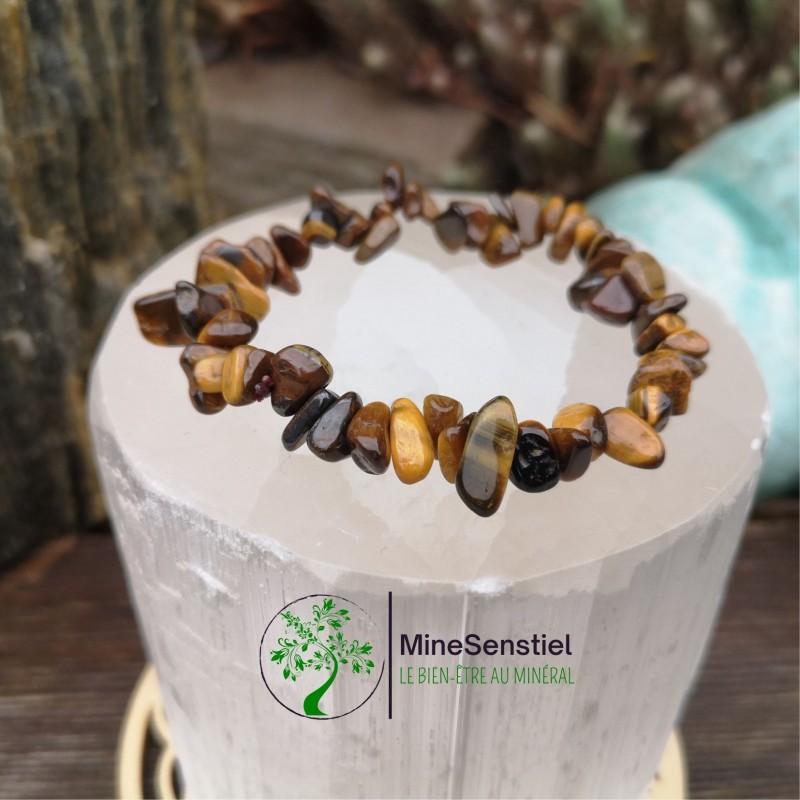 Bracelet oeil de tigre chips