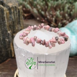 Bracelet rhodonite chips
