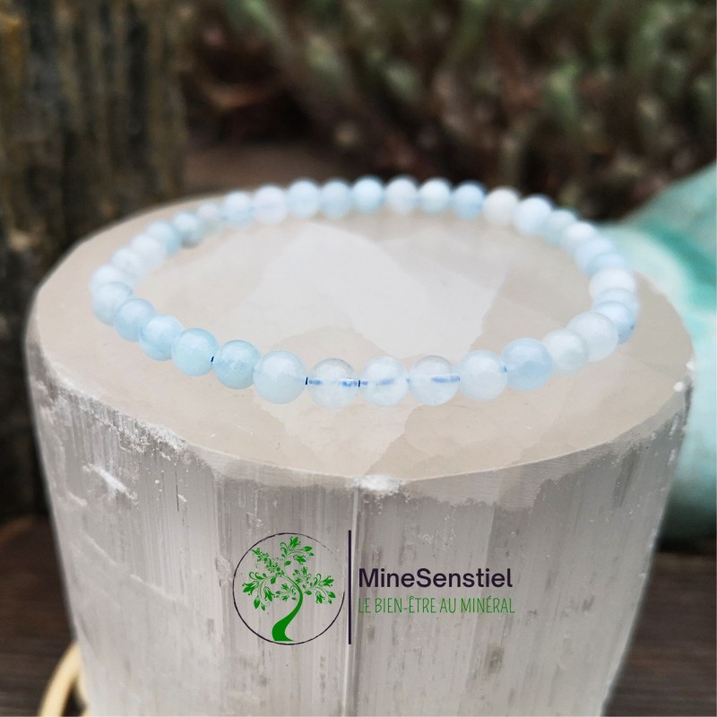 Bracelet aigue marine