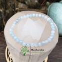 Bracelet aigue marine 6mm extra