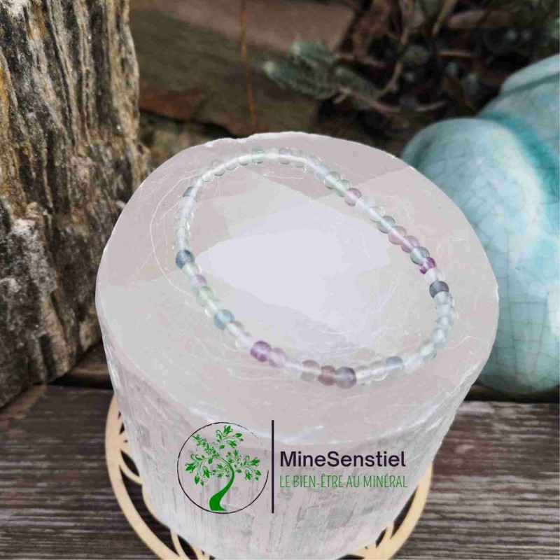 Bracelet pierre fluorite