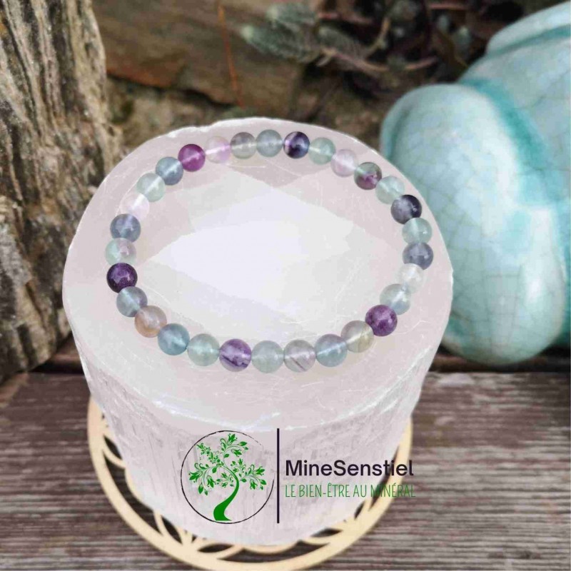 Bracelet pierre fluorite