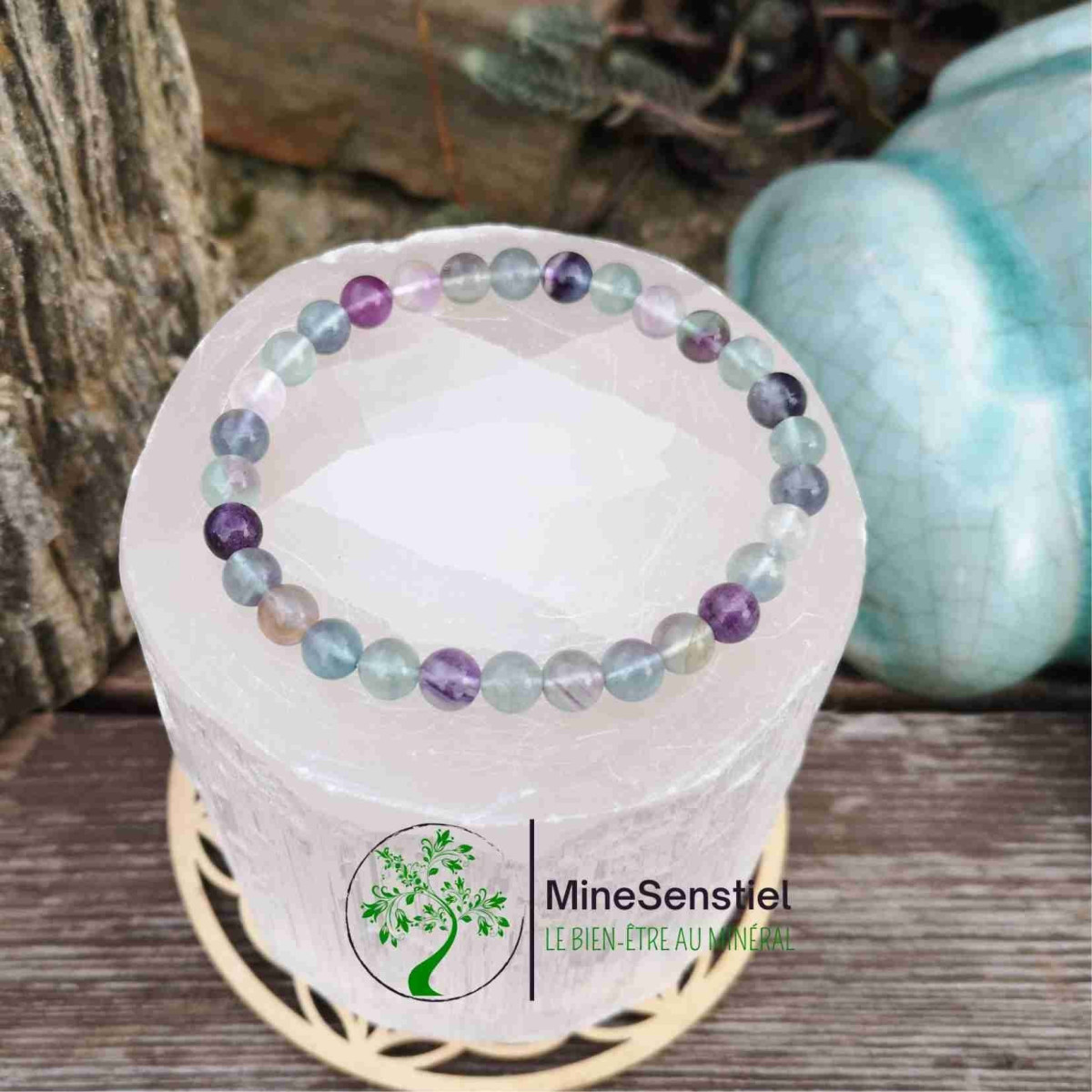 Bracelet pierre fluorite
