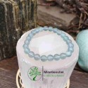 Bracelet pierre fluorite bleue