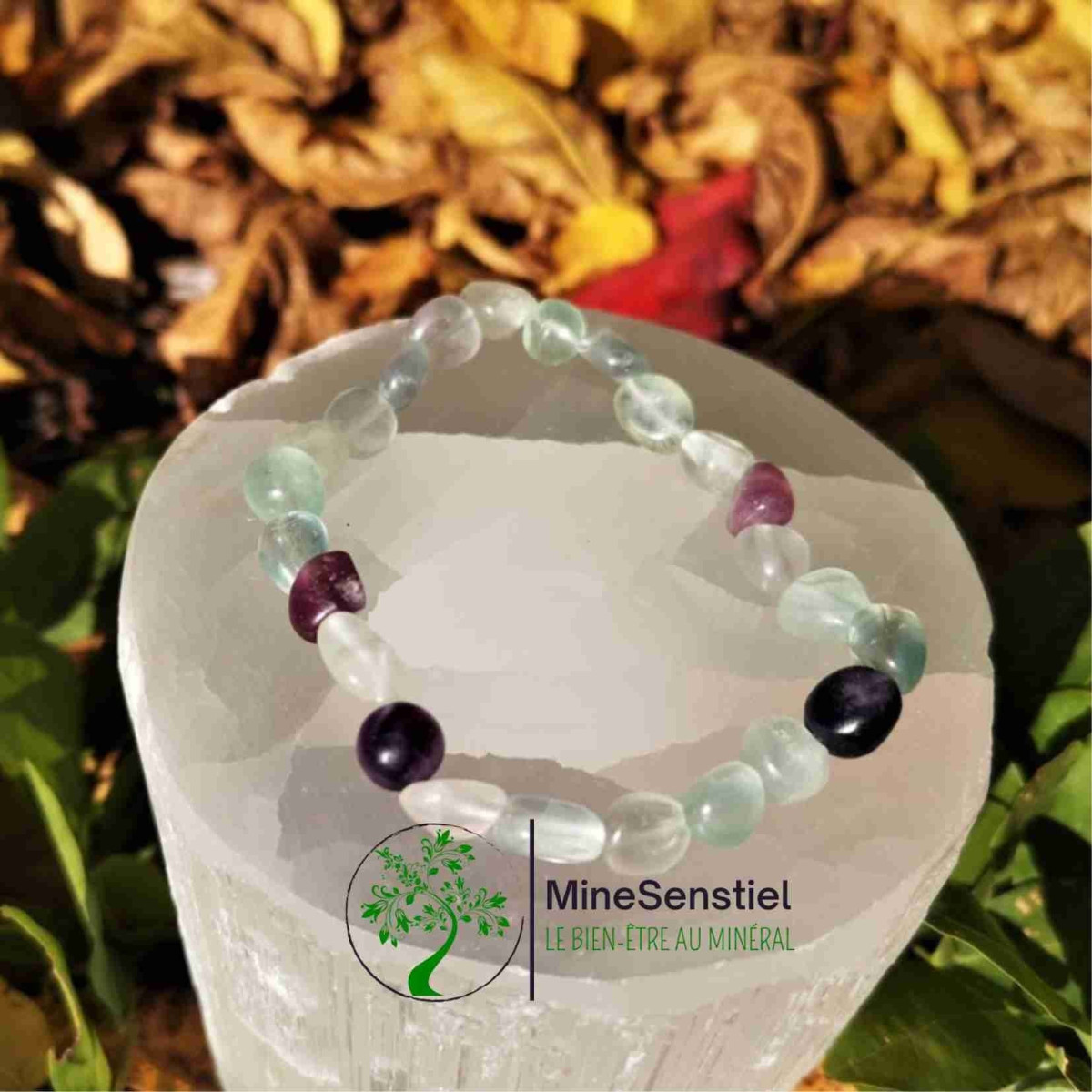 Bracelet pierre fluorite