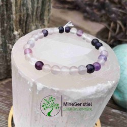 Bracelet fluorite violette