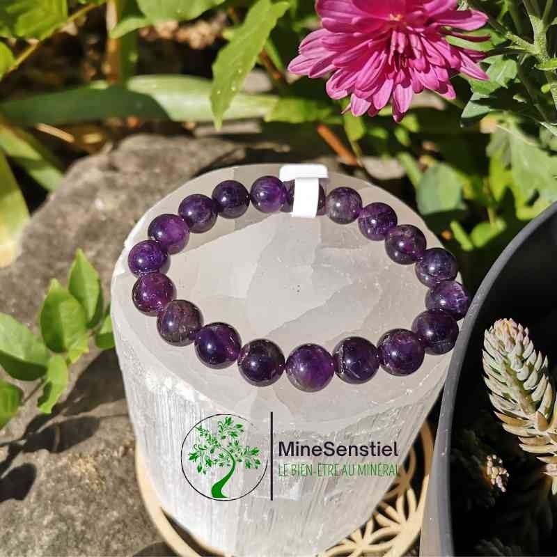 bracelet améthyste