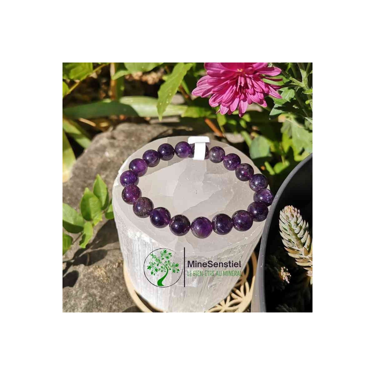 bracelet améthyste