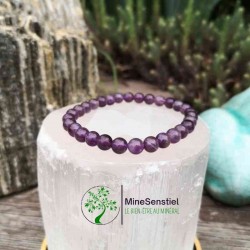 bracelet améthyste 6mm