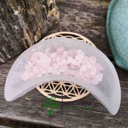 Mini pierre roulée quartz rose