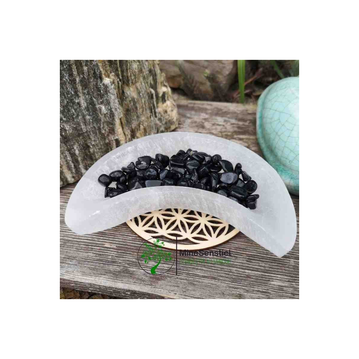 Mini pierre roulée tourmaline noire