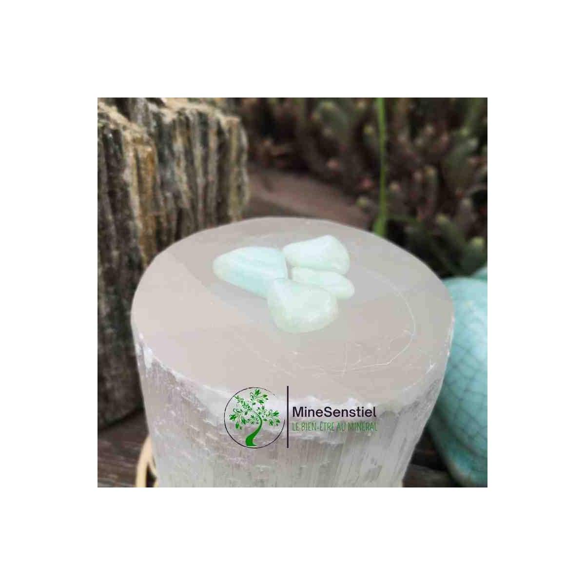 Pierre roulée aigue marine