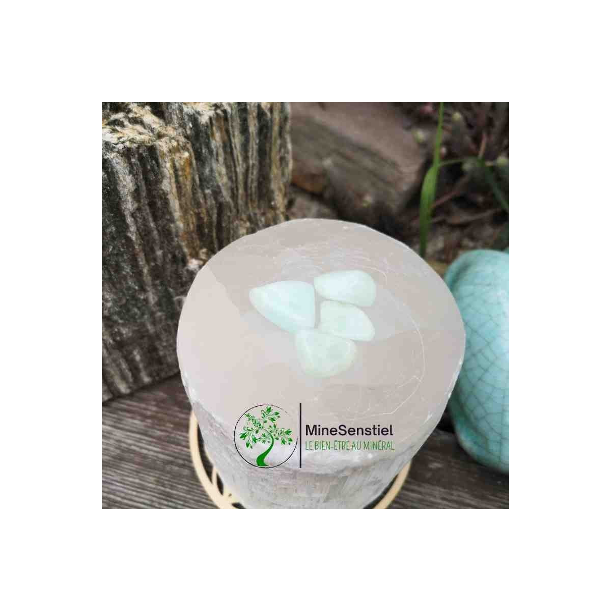 Pierre roulée aigue marine