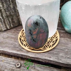 Galet labradorite sunset