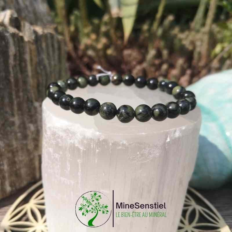 Bracelet homme jaspe kambaba