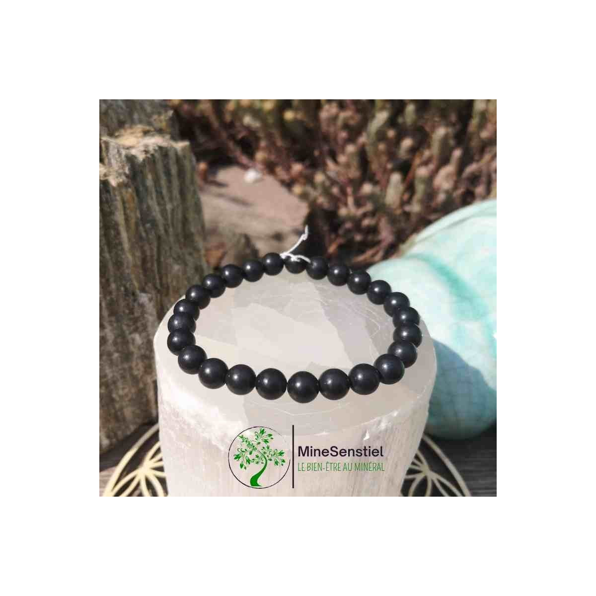 Bracelet homme shungite
