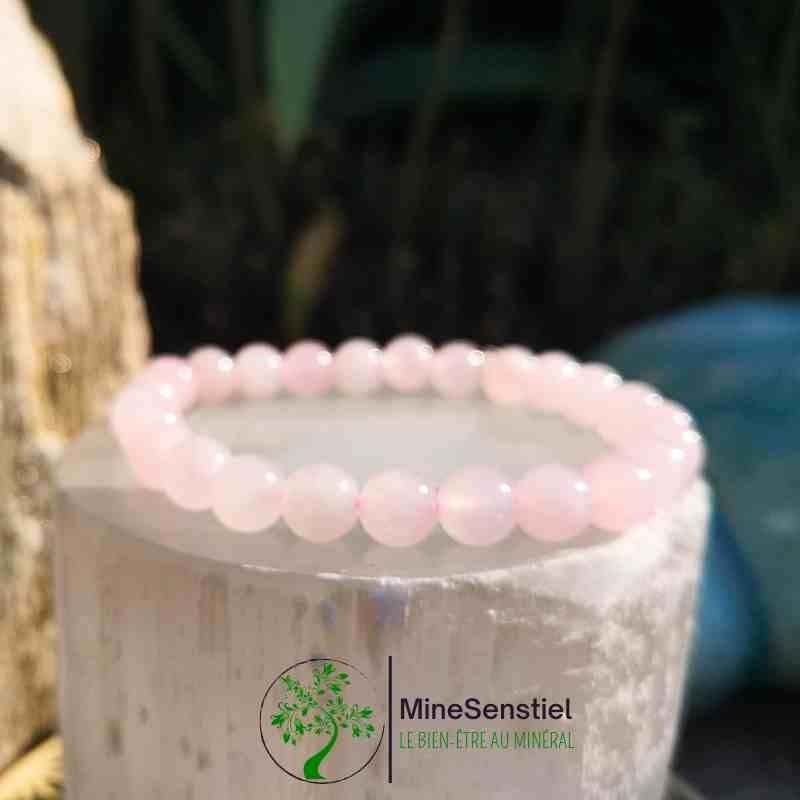 Bracelet quartz rose homme