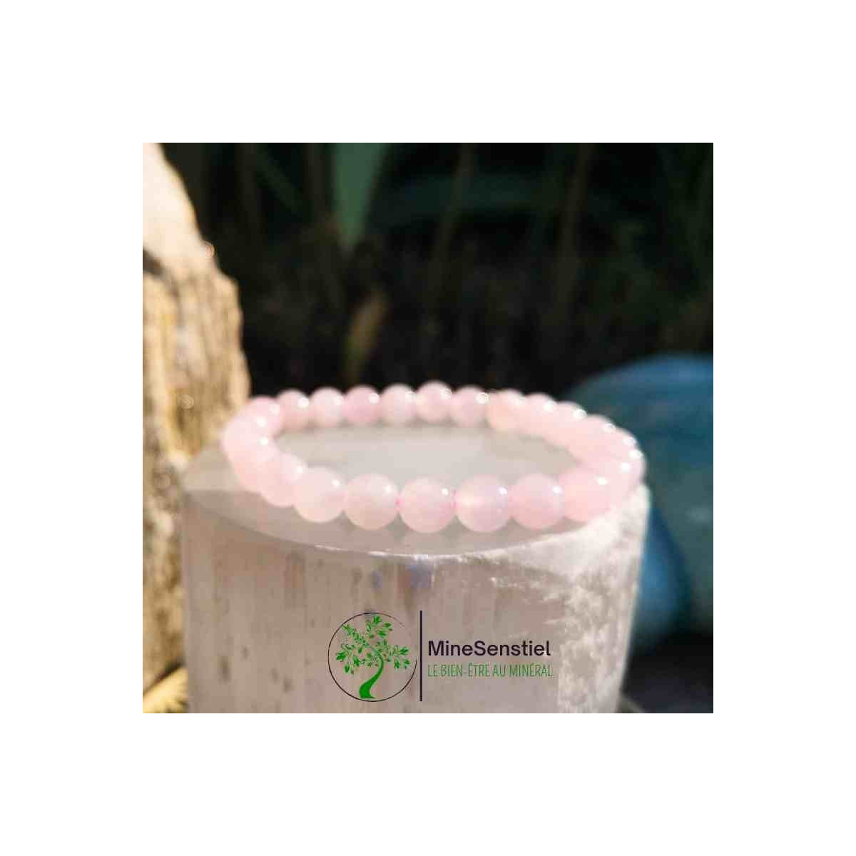 Bracelet quartz rose homme