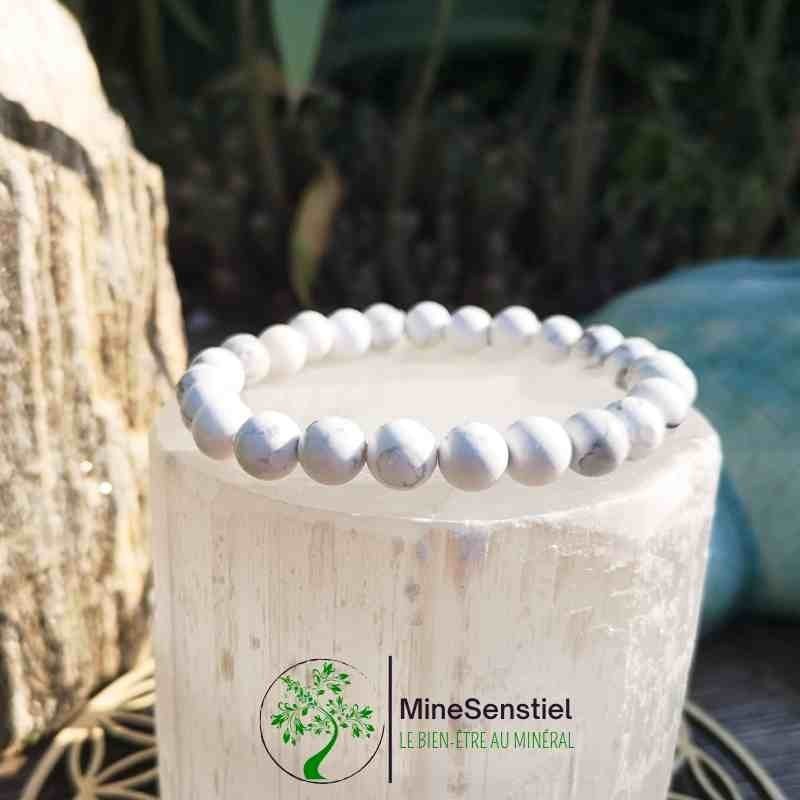 Bracelet howlite homme