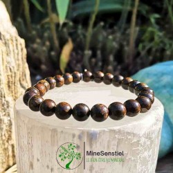 Bracelet bronzite homme
