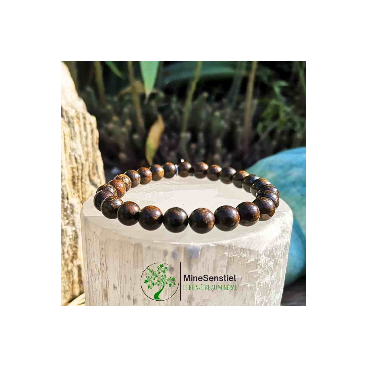 Bracelet bronzite homme