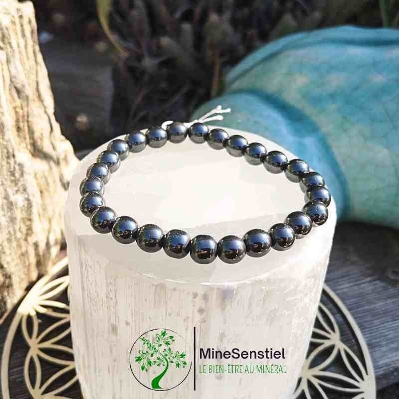 Bracelet homme hématite