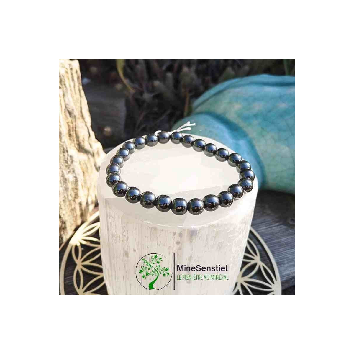 Bracelet homme hématite