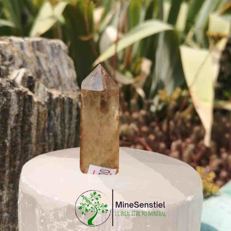 Pointe citrine naturelle