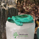 Tortue en pierre malachite