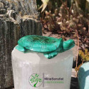 Tortue en pierre malachite