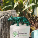Tigre en pierre malachite