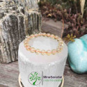 Bracelet citrine naturelle 8mm