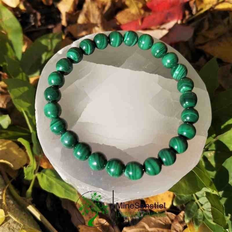 Bracelet malachite véritable