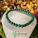 bracelet malachite 6mm