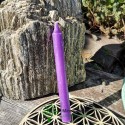 Bougie violet chandelle 13cm rituel
